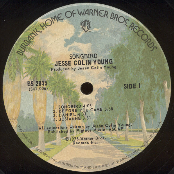 Jesse Colin Young - Songbird - LP