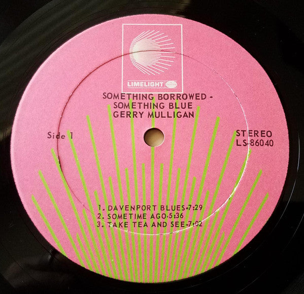 Gerry Mulligan - Something Borrowed - Something Blue - LP
