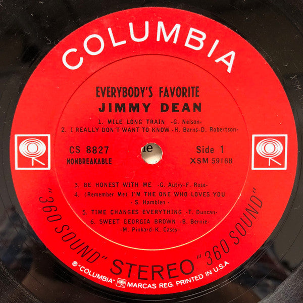 Jimmy Dean - Everybody's Favorite - LP
