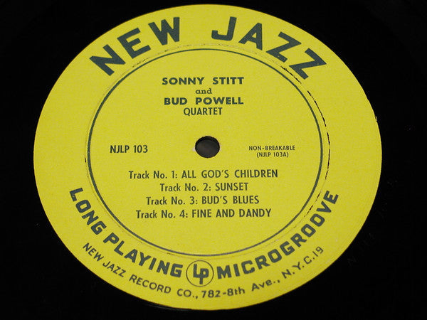 Sonny Stitt And Bud Powell - Sonny Stitt And Bud Powell Quartet - LP