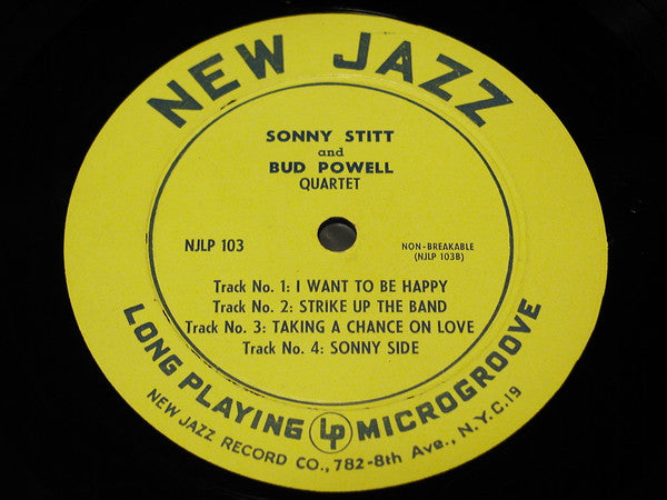 Sonny Stitt And Bud Powell - Sonny Stitt And Bud Powell Quartet - LP