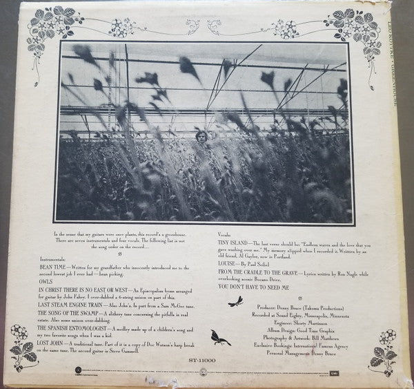 Leo Kottke - Greenhouse - LP