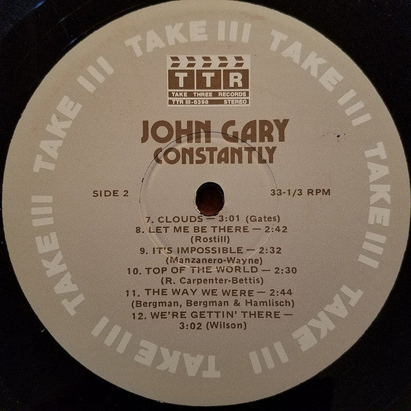 John Gary - Constantly - LP