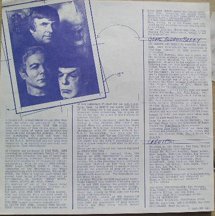 Gene Roddenberry - Inside Star Trek - LP