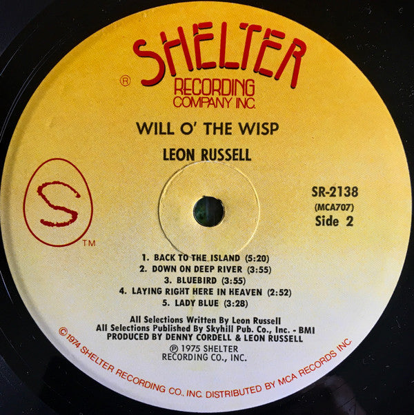 Leon Russell - Will O' The Wisp - LP