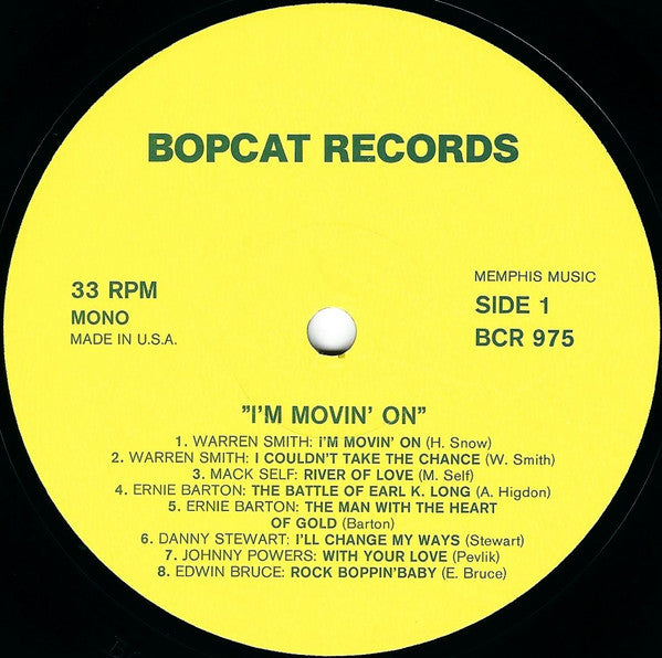 Various - I'm Movin' On (Authentic Memphis Rock & Roll) - LP