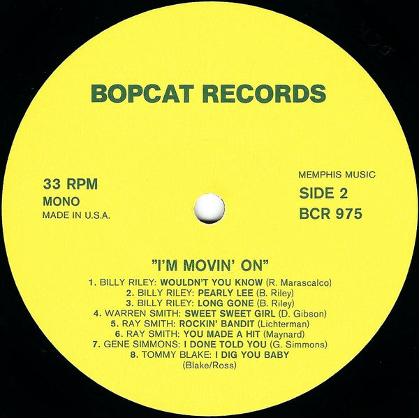 Various - I'm Movin' On (Authentic Memphis Rock & Roll) - LP