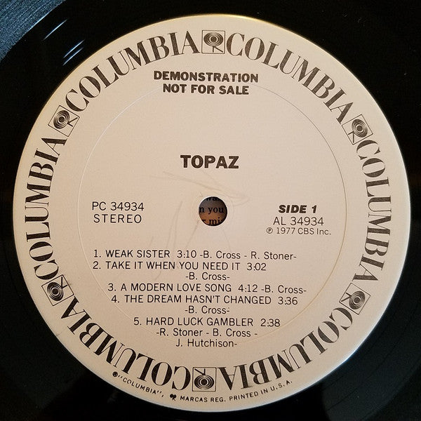 Topaz  - Topaz - LP