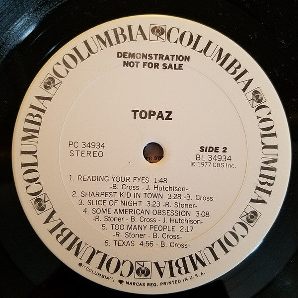 Topaz  - Topaz - LP