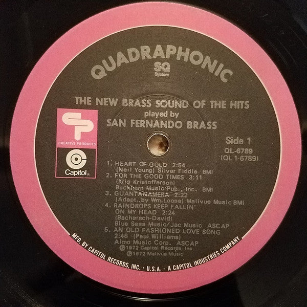 San Fernando Brass* - The New Brass Sound Of The Hits - LP