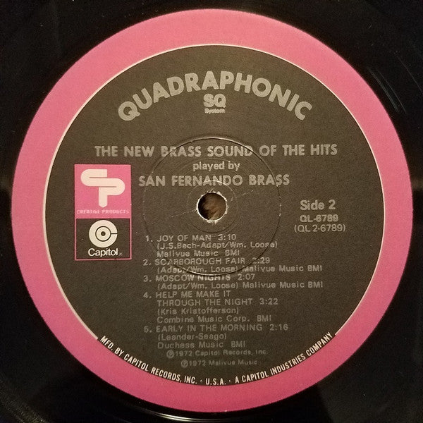 San Fernando Brass* - The New Brass Sound Of The Hits - LP