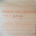 Frederick Jagel, Ruth Barrett Phelps - Favorite Solo Settings To Poems By Mary Baker Eddy - LP
