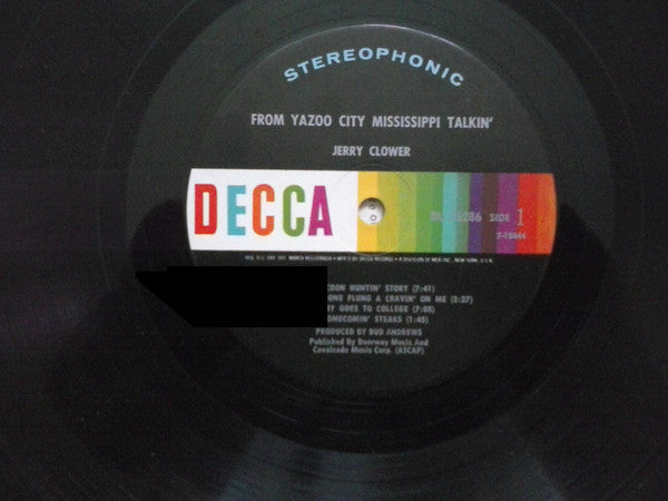 Jerry Clower - From Yazoo City Mississippi Talkin' - LP