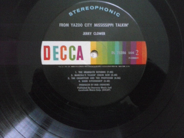 Jerry Clower - From Yazoo City Mississippi Talkin' - LP