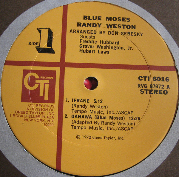 Randy Weston - Blue Moses - LP