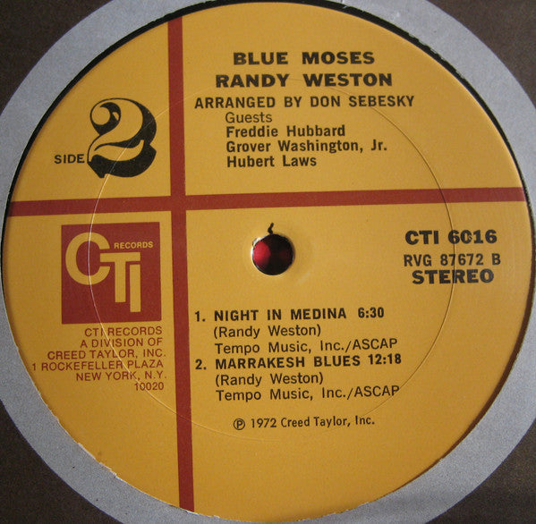Randy Weston - Blue Moses - LP