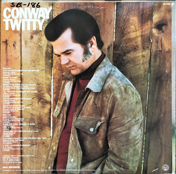 Conway Twitty - You've Never Been This Far Before / Baby's Gone - LP