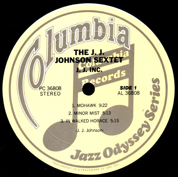 The J.J. Johnson Sextet - J.J. Inc. - LP