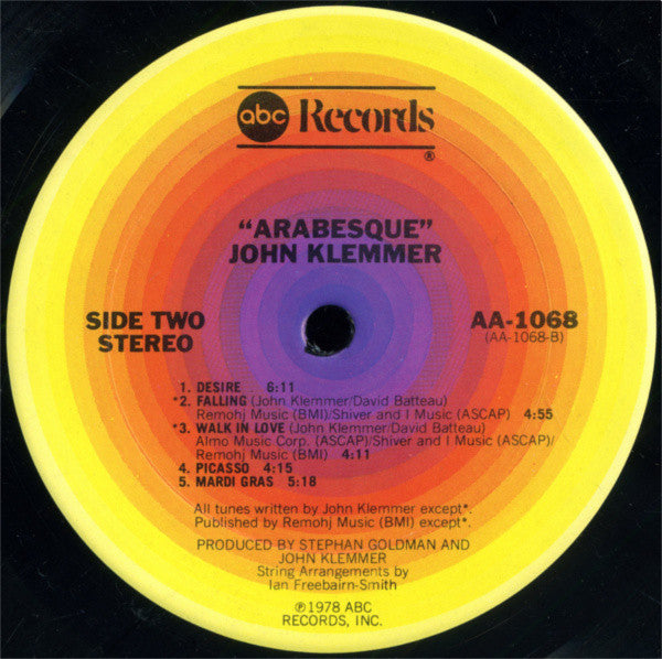 John Klemmer - Arabesque - LP