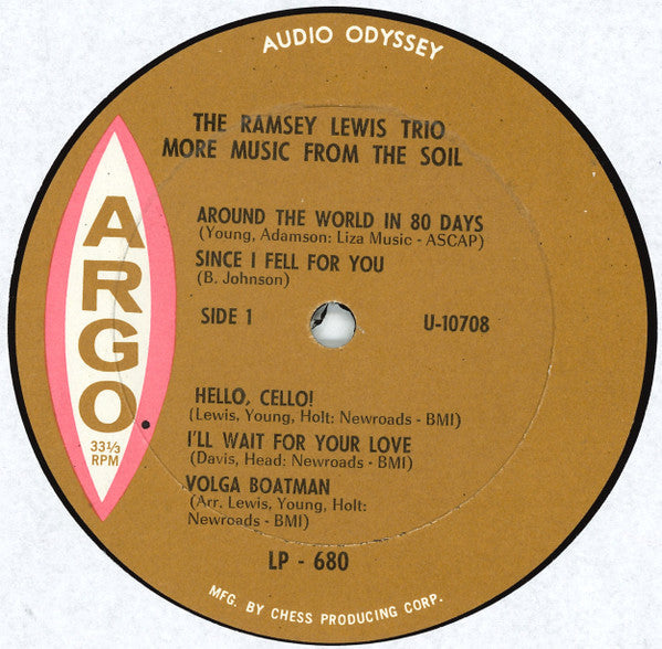The Ramsey Lewis Trio - More Music From The Soil - LP