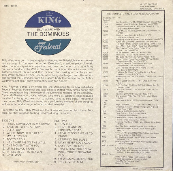 The Dominoes* - Volume Four : 21 Hits - LP