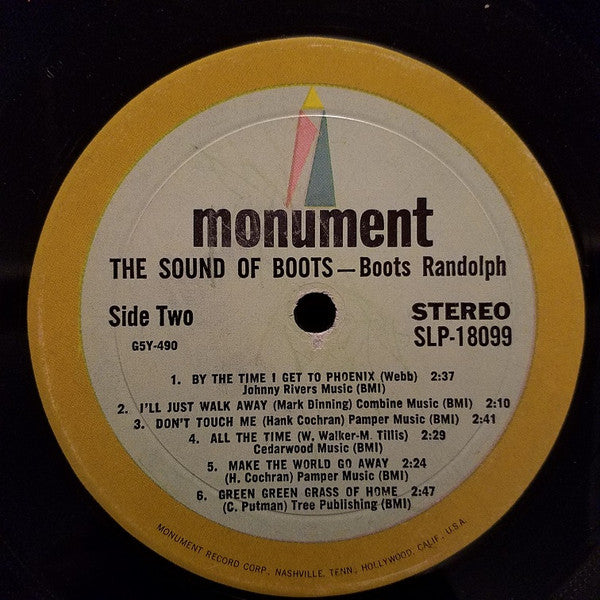 Boots Randolph - The Sound Of Boots - LP
