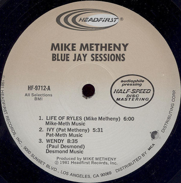 Mike Metheny - Blue Jay Sessions - LP