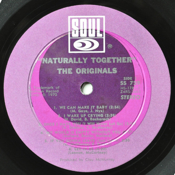 The Originals - Naturally Together - LP