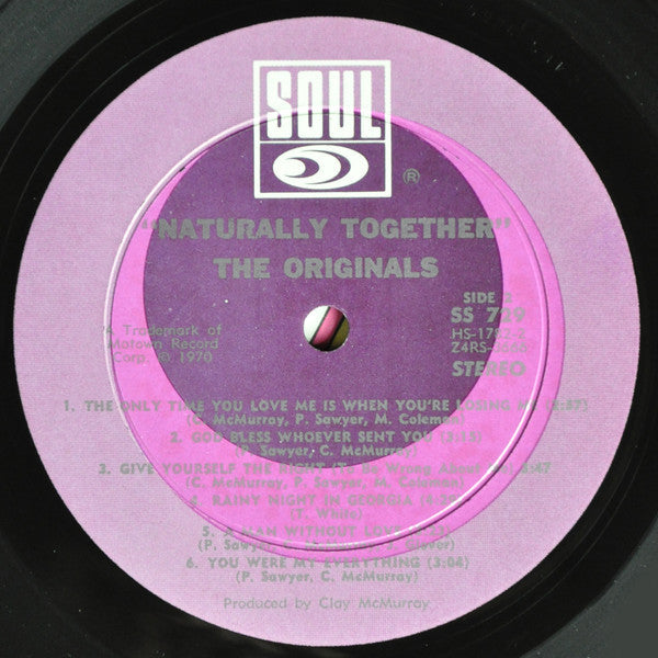 The Originals - Naturally Together - LP