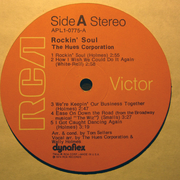The Hues Corporation - Rockin' Soul - LP