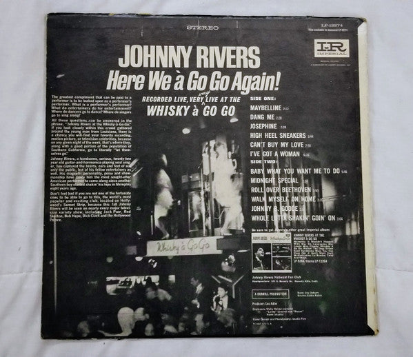 Johnny Rivers - Here We à Go Go Again! - LP