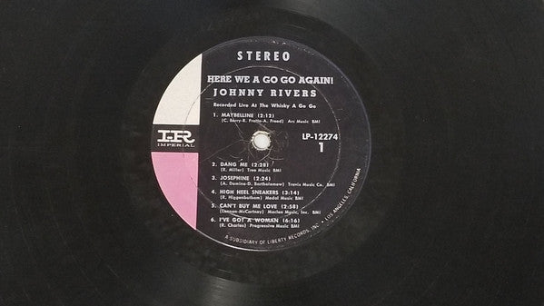 Johnny Rivers - Here We à Go Go Again! - LP