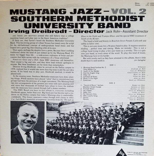 The Southern Methodist University Band - Mustang Jazz Vol. 2 - LP