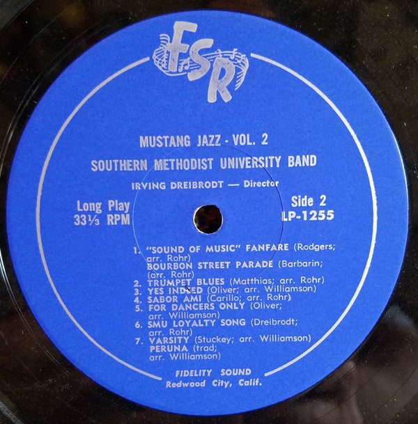The Southern Methodist University Band - Mustang Jazz Vol. 2 - LP
