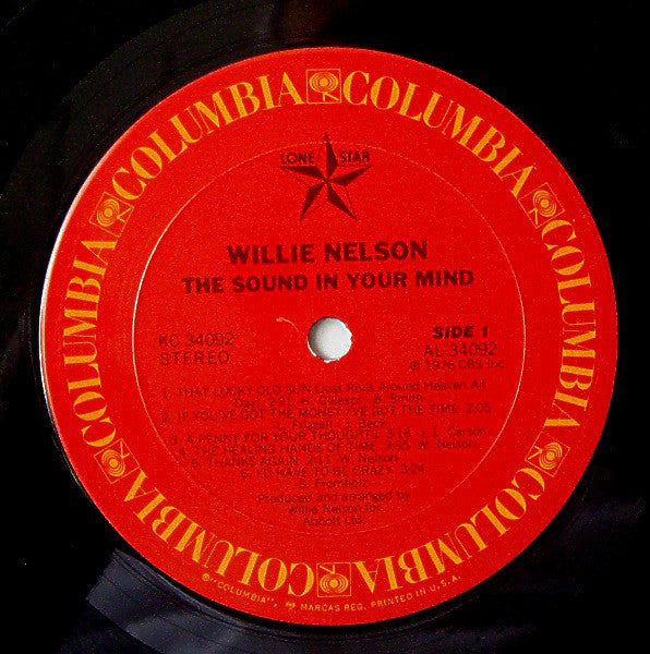 Willie Nelson - The Sound In Your Mind - LP