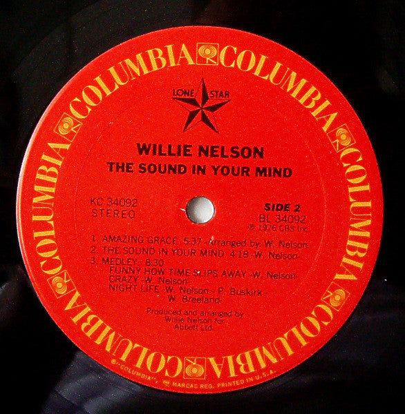 Willie Nelson - The Sound In Your Mind - LP