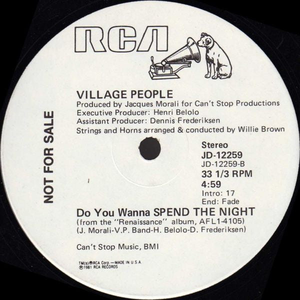 Village People - 5 O'Clock In The Morning - LP