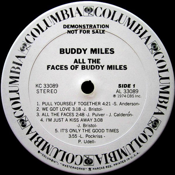 Buddy Miles - All The Faces Of Buddy Miles - LP