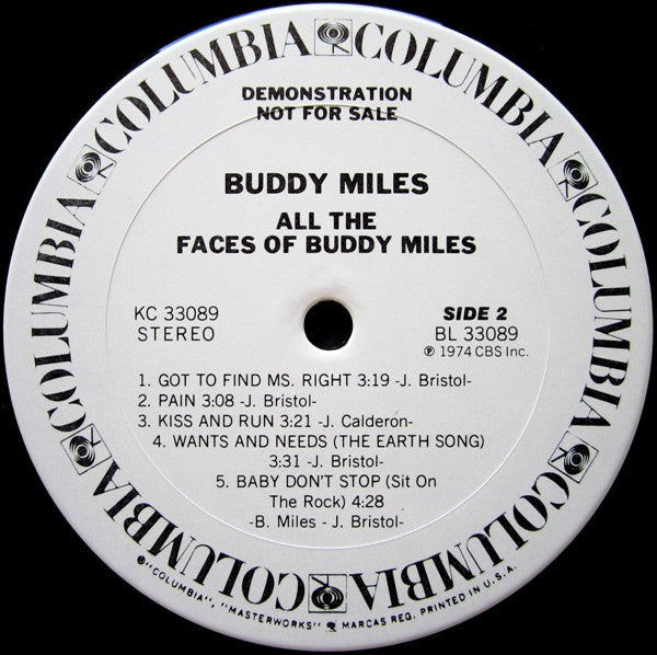 Buddy Miles - All The Faces Of Buddy Miles - LP