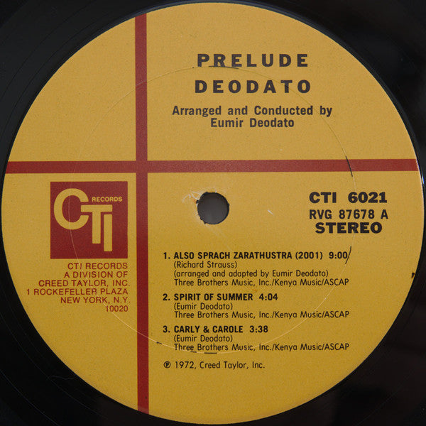 Deodato* - Prelude - LP