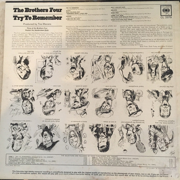 The Brothers Four - Try To Remember - LP