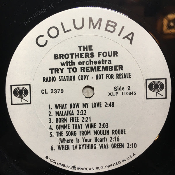 The Brothers Four - Try To Remember - LP