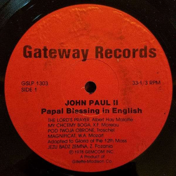 John Paul II* - John Paul II - LP