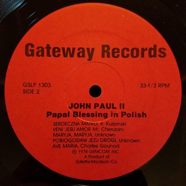 John Paul II* - John Paul II - LP