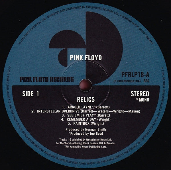 Pink Floyd - Relics - LP
