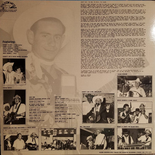 "Shorty Joe" & His Red Rock Canyon Cowboys - A Tribute To Shorty Joe - LP