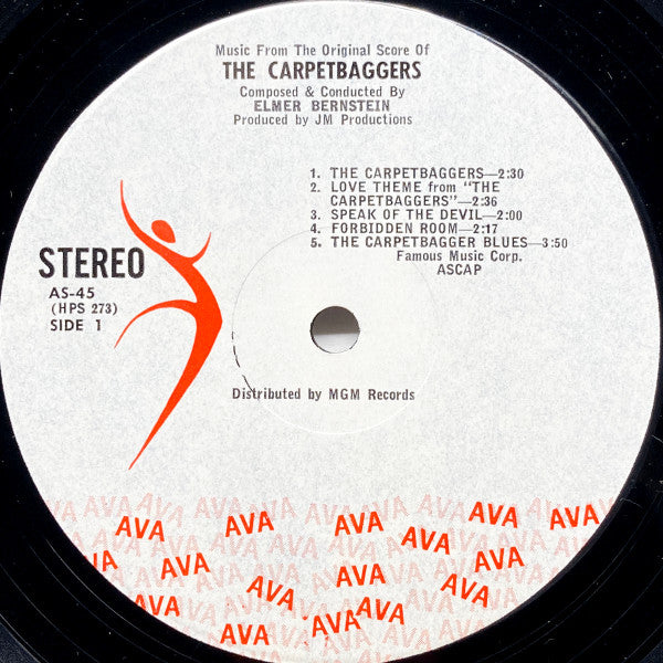 Elmer Bernstein - The Carpetbaggers (Music From The Original Score) - LP