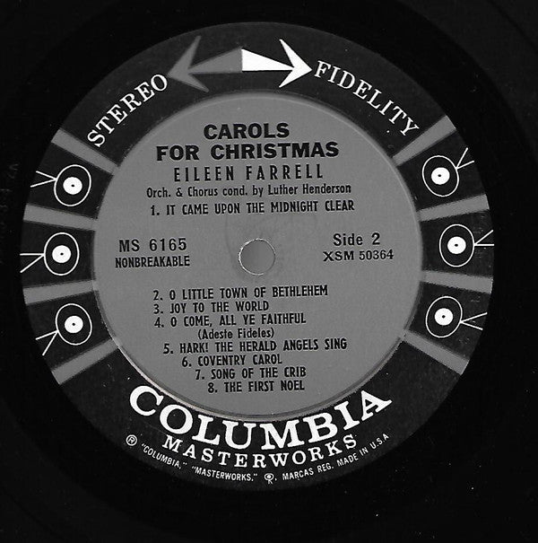 Eileen Farrell - Carols For Christmas - LP