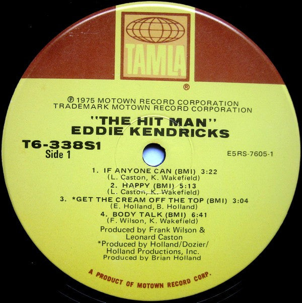 Eddie Kendricks - The Hit Man - LP