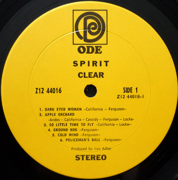 Spirit (8) - Clear - LP